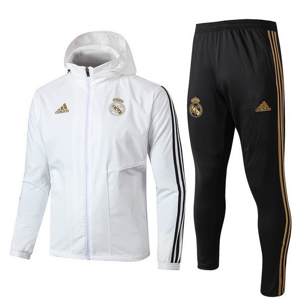 Rompevientos Real Madrid Conjunto Completo 2019-20 Blanco Negro